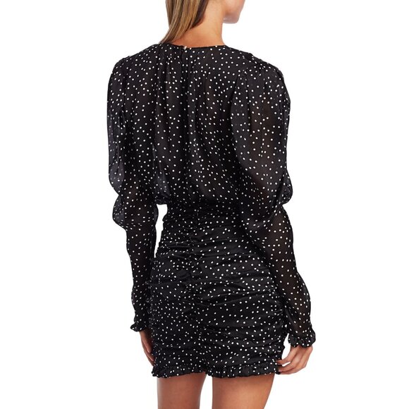 Magda Butrym "Barletta" Polka-Dot Silk Mini Dress, size 34 (fits size 0) - Picture 2 of 15